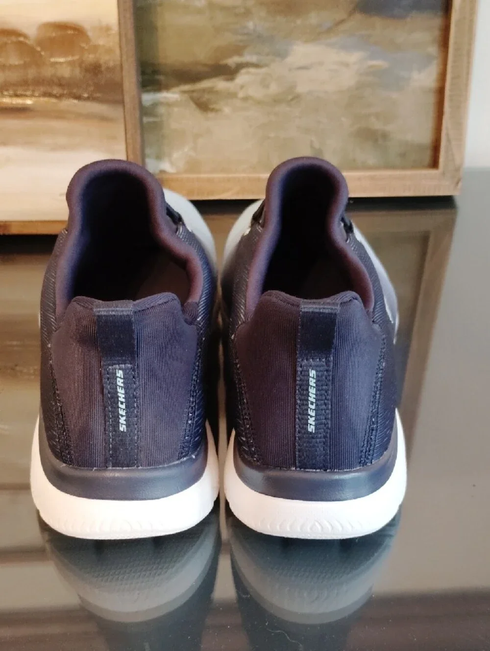 Skechers Two-Tone Blue  Slip-On Sneakers